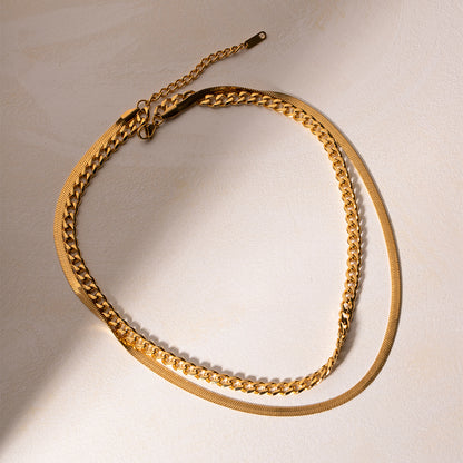 18K Gold-Plated Luxe Layer Necklace