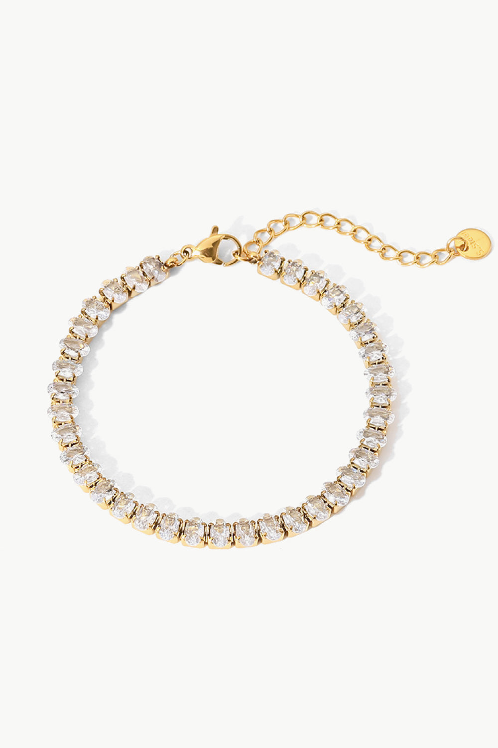 Zircon Tennis Link Bracelet