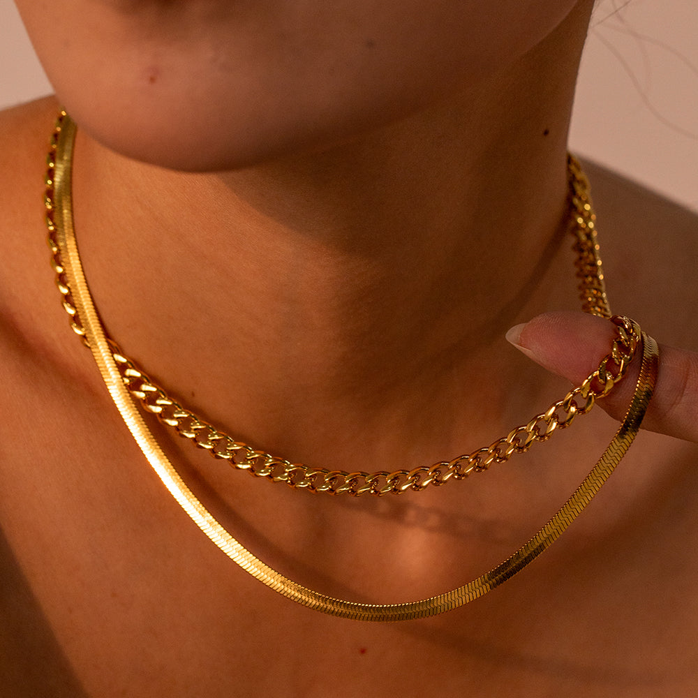 18K Gold-Plated Luxe Layer Necklace