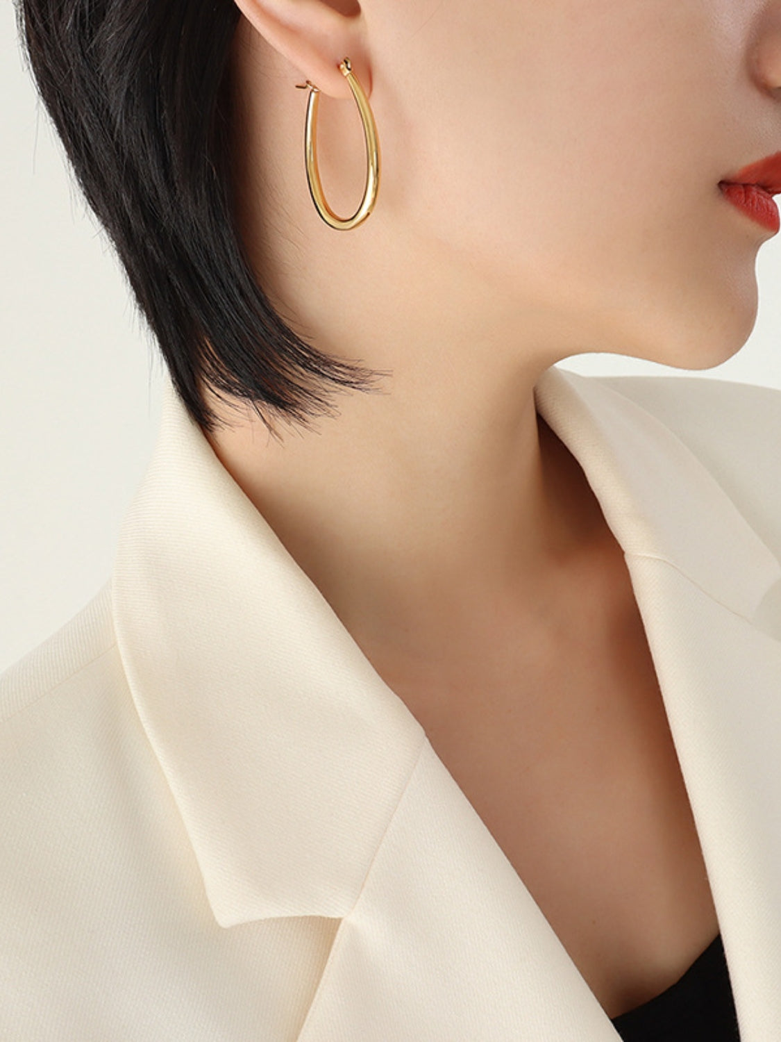 Golden Hoops Elegance Earrings - Marianela's Exclusive Shop