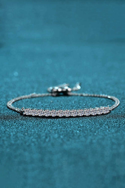 Luminous Moissanite Adjustable Bracelet