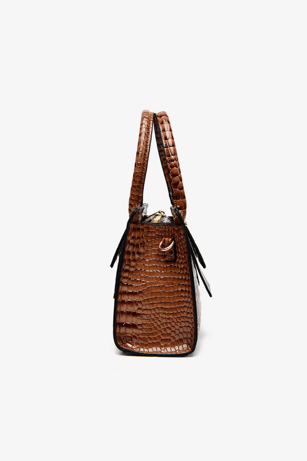 Textured PU Leather Handbag - Marianela's Exclusive Shop