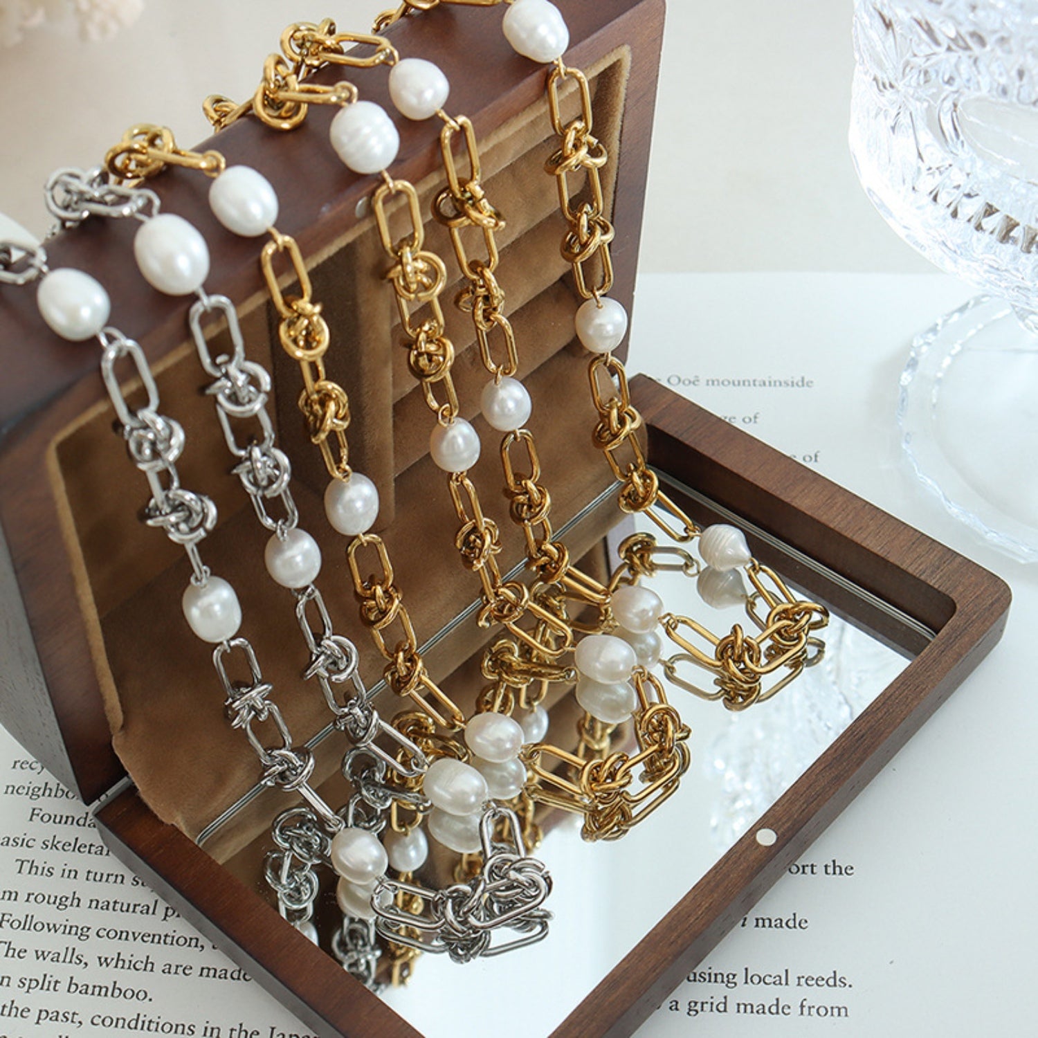 Freshwater Pearl Chain Necklace - Marianela's Exclusive Shop