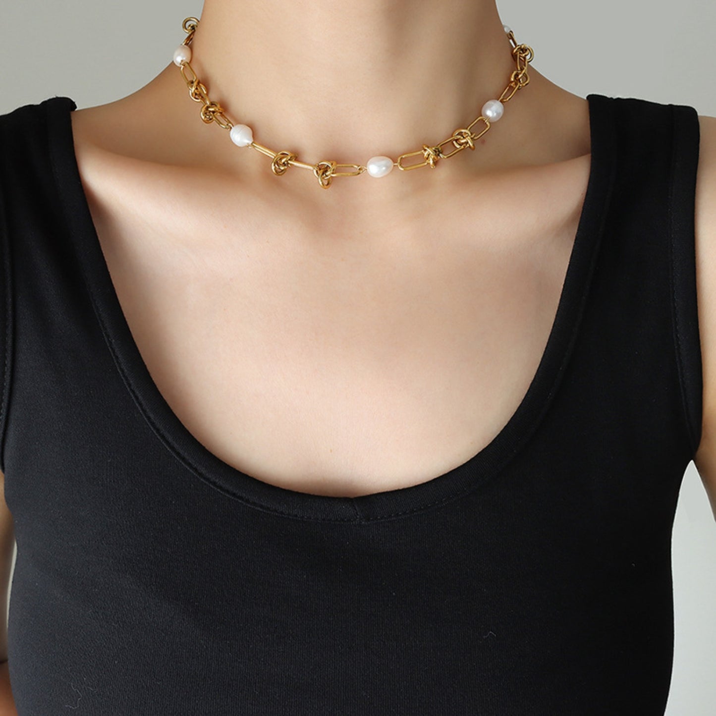 Freshwater Pearl Chain Necklace - Marianela's Exclusive Shop