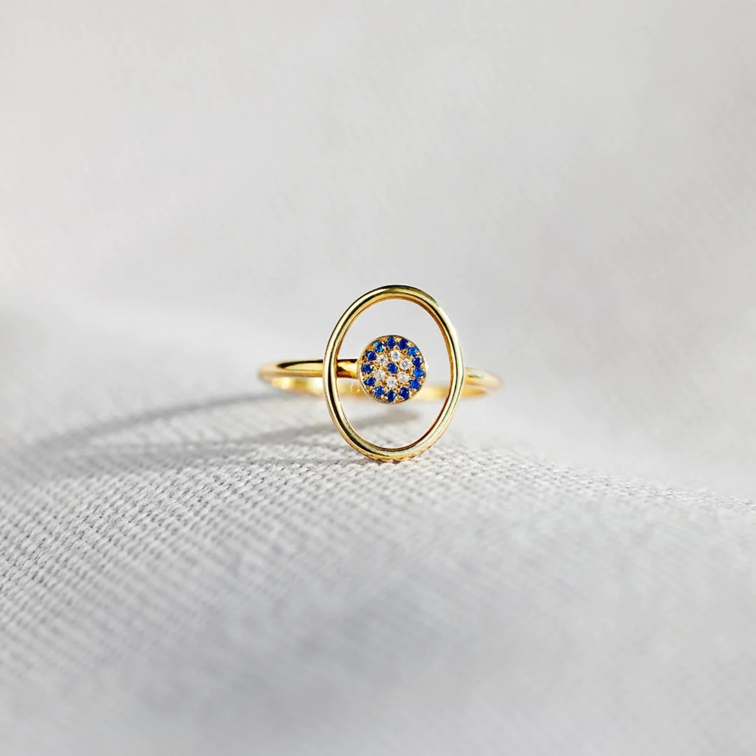 925 Sterling Silver Evil Eye Ring - Marianela's Exclusive Shop