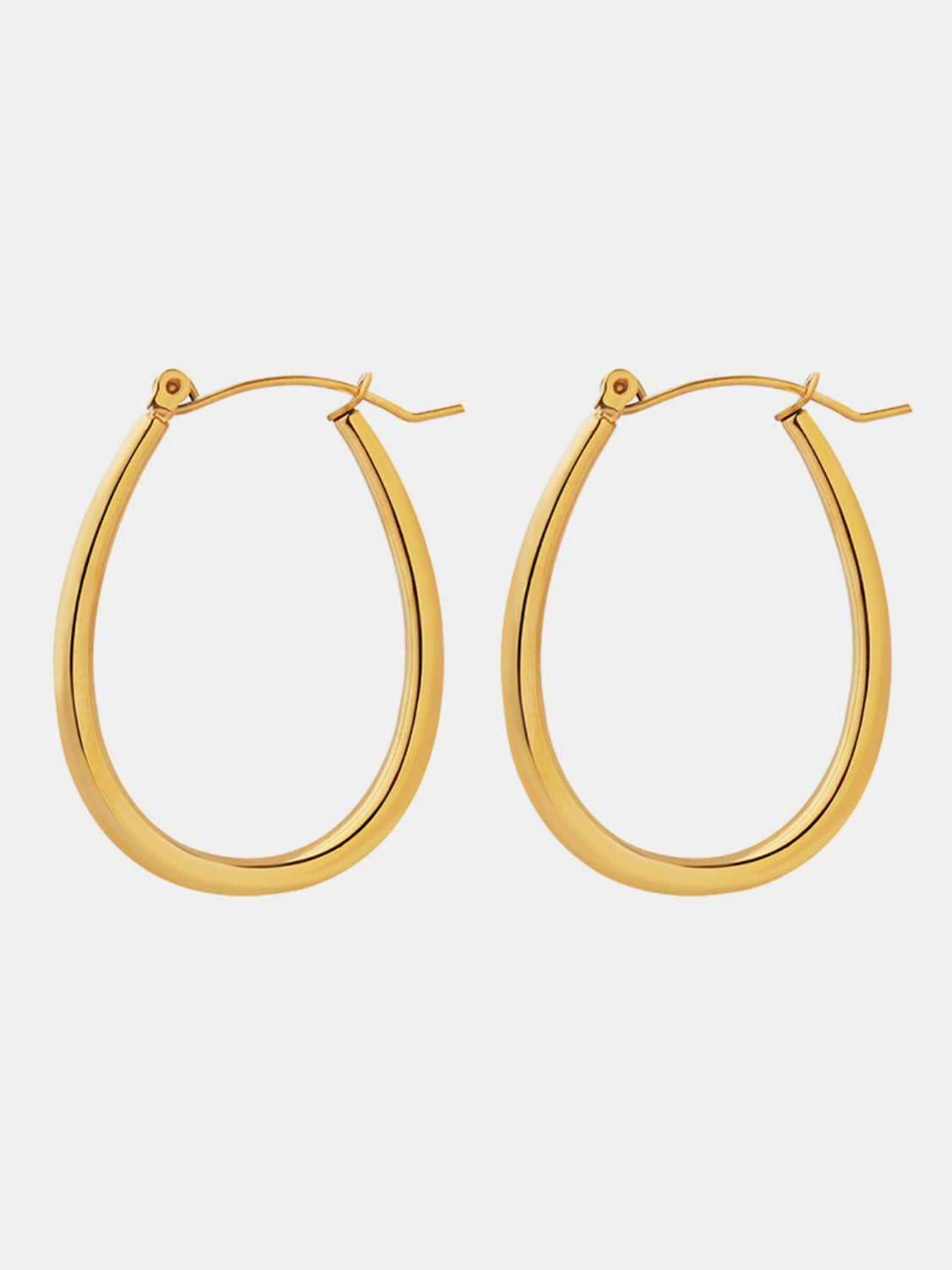 Golden Hoops Elegance Earrings - Marianela's Exclusive Shop