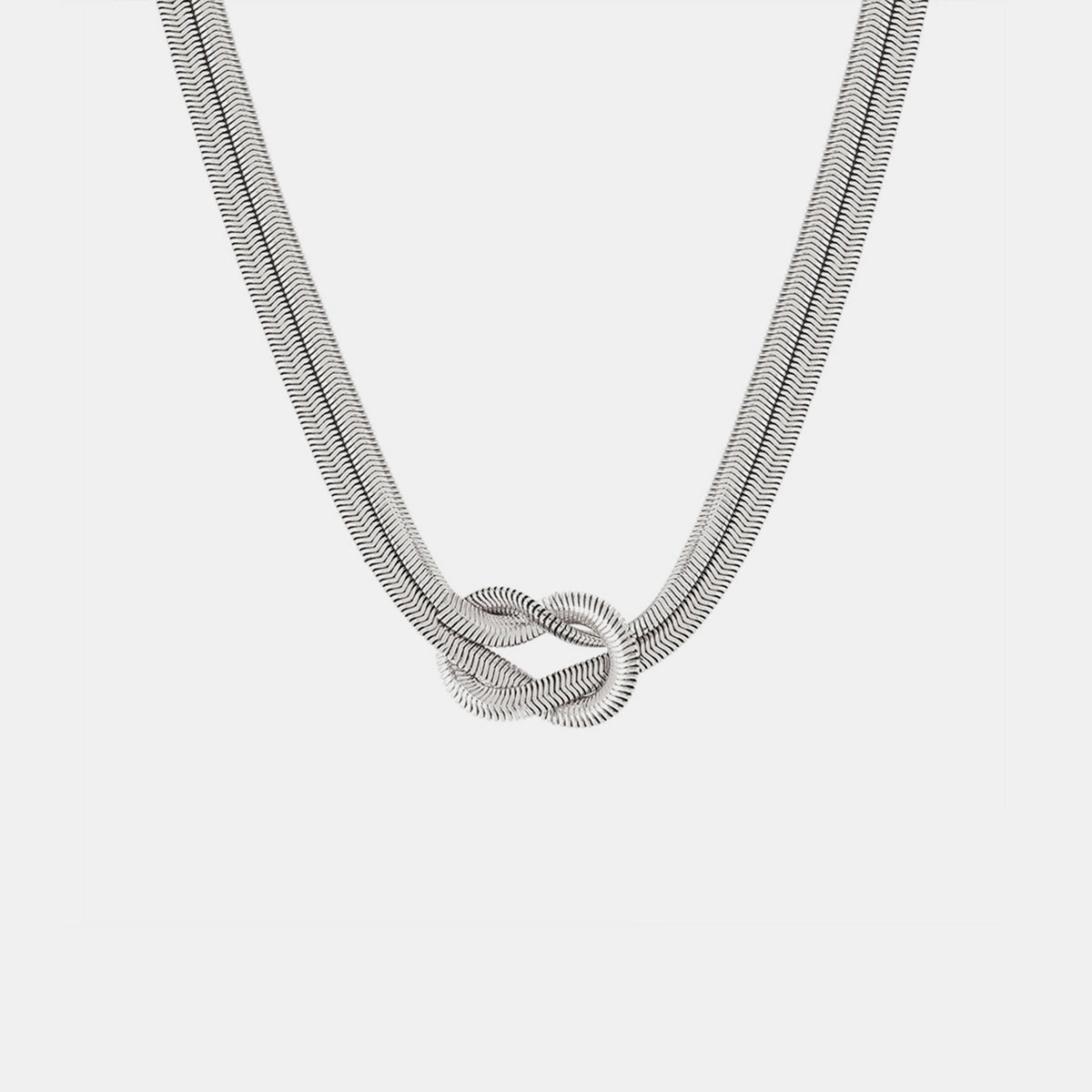 Titanium Steel Knot Necklace - Marianela's Exclusive Shop