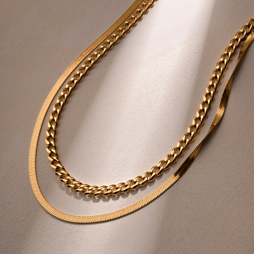 18K Gold-Plated Luxe Layer Necklace