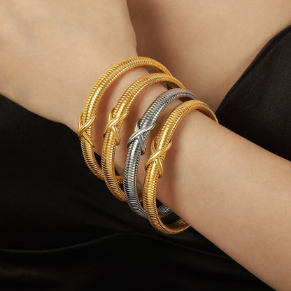 Titanium Steel Spring Shape Bracelet - Marianela's Exclusive Shop