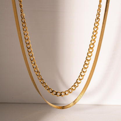 18K Gold-Plated Luxe Layer Necklace