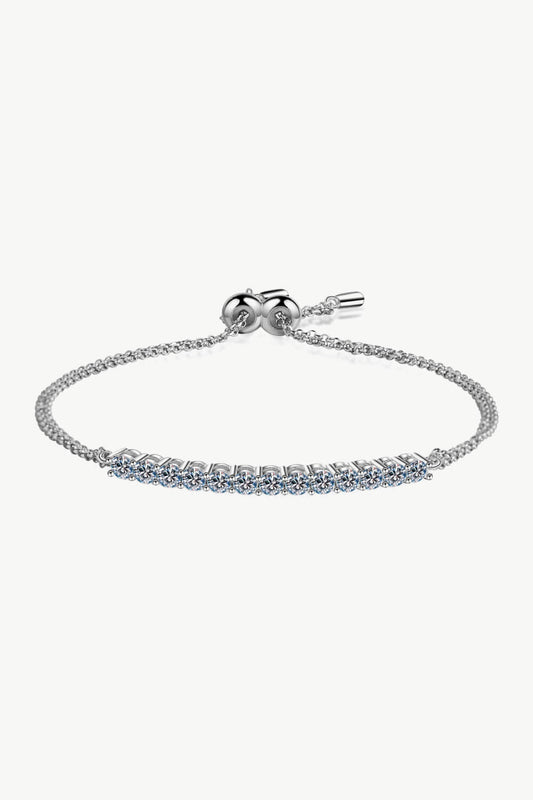 Luminous Moissanite Adjustable Bracelet