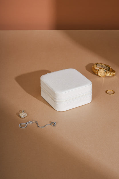 PU Leather Square Jewelry Box - Marianela's Exclusive Shop