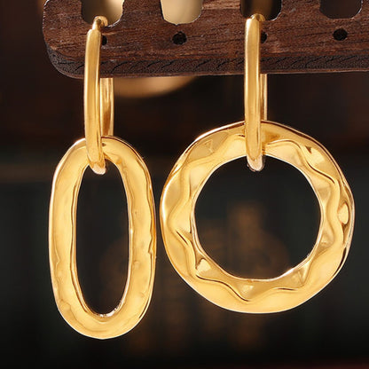 Radiant Gold Annulus Earrings - Marianela's Exclusive Shop