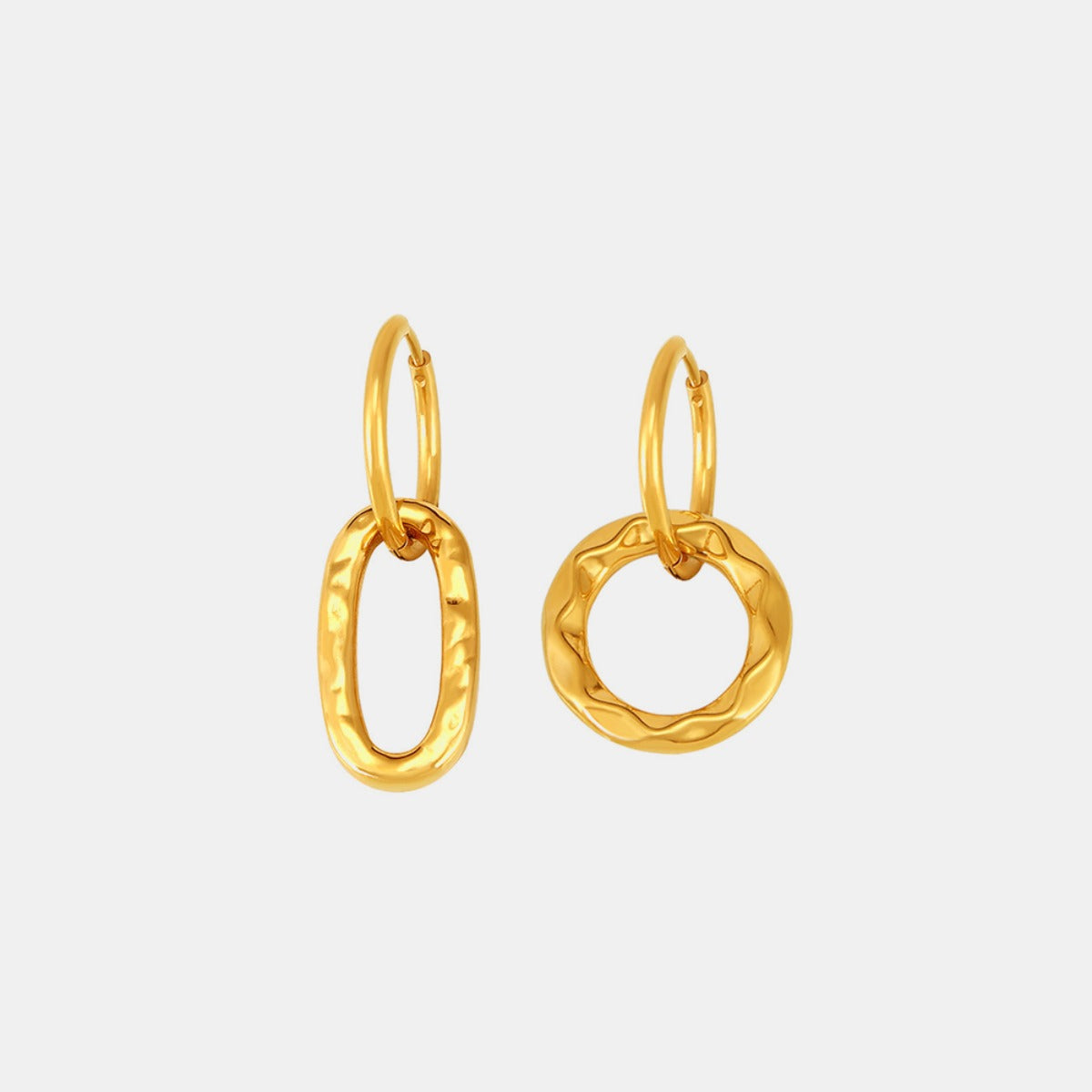 Radiant Gold Annulus Earrings - Marianela's Exclusive Shop