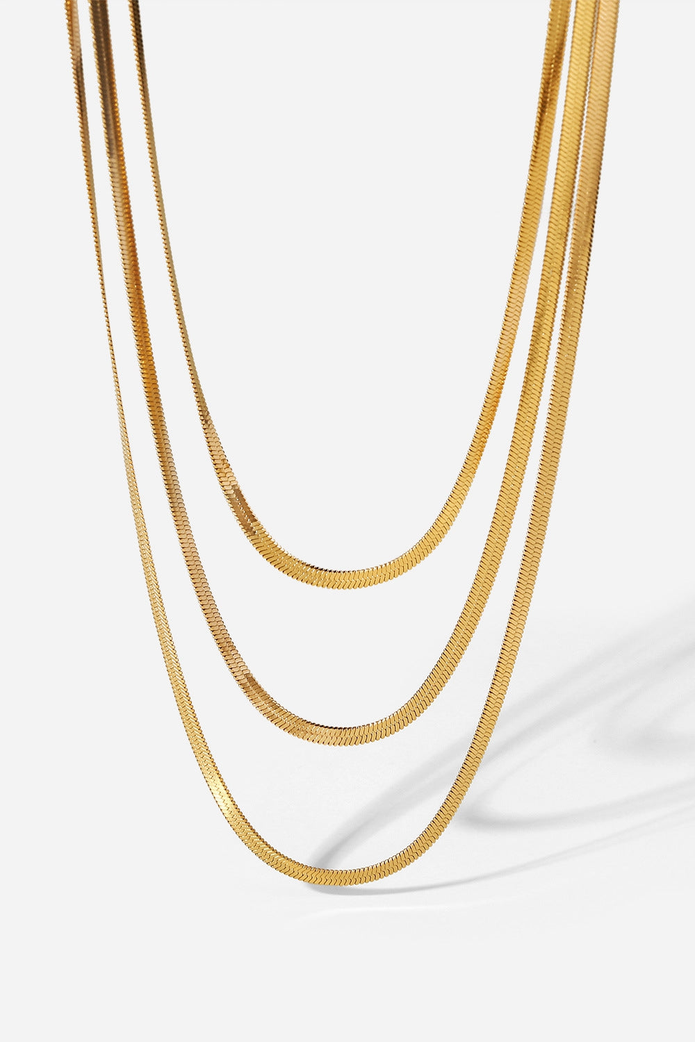 Luxe Triple-Layer Snake Chain Necklace - Marianela's Exclusive Shop