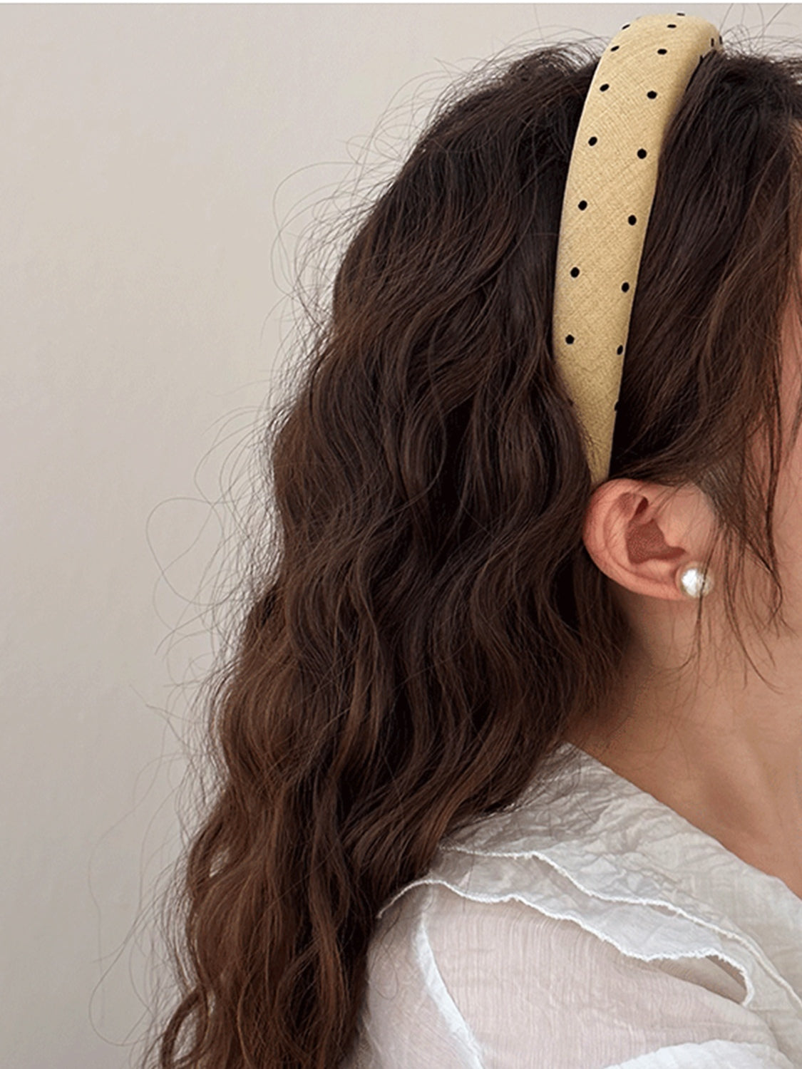 Polka Dot Wide Headband - Marianela's Exclusive Shop