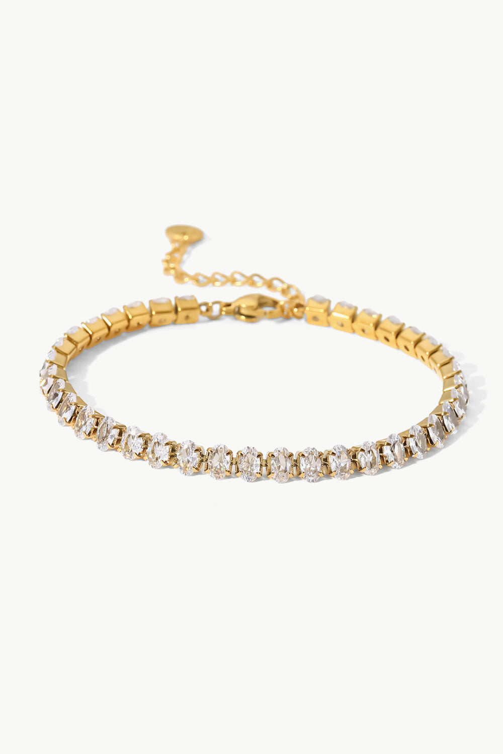 Zircon Tennis Link Bracelet