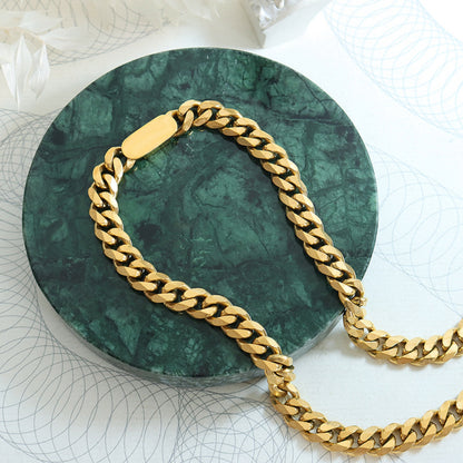 Cuban Luxe Gold Bar Necklace - Marianela's Exclusive Shop