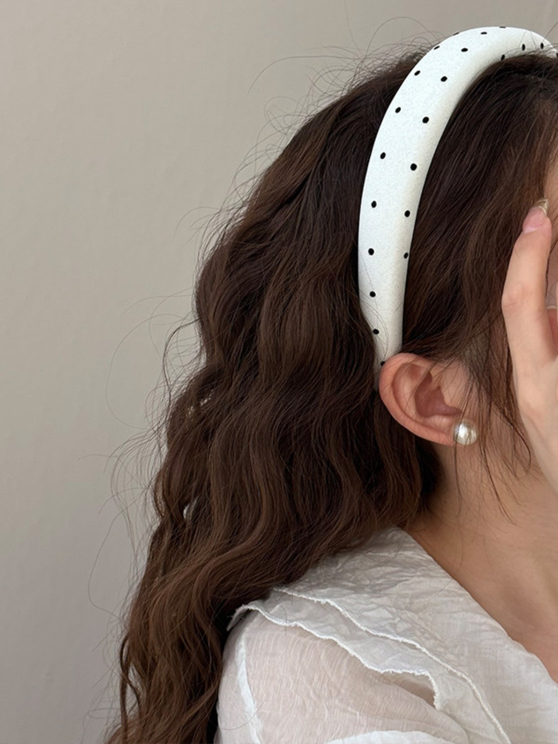 Polka Dot Wide Headband - Marianela's Exclusive Shop